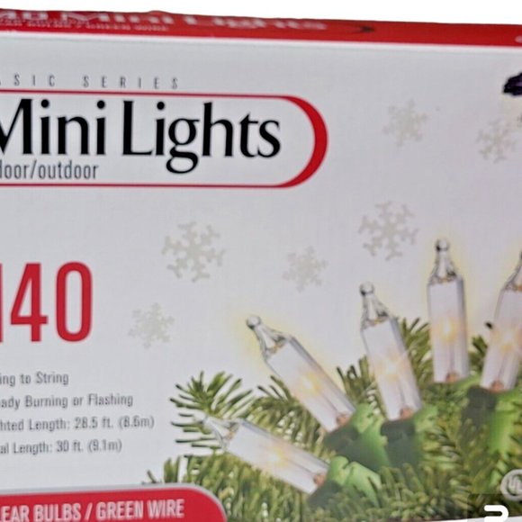 Basic Series Mini Lights for outdoor/indoor 140 count Lot of 3 - Picture 2 of 5